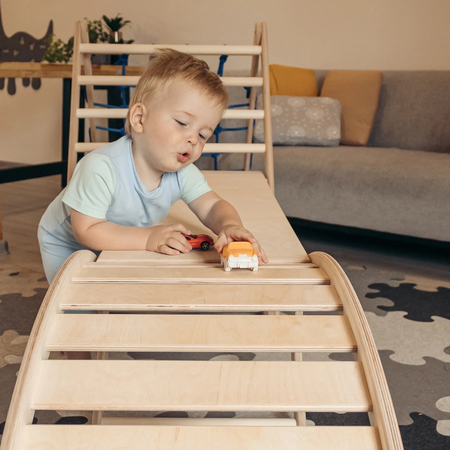 Kletter-Komplettset Tigerfels XL Set B: mit Tigerwippe und Wasserfall