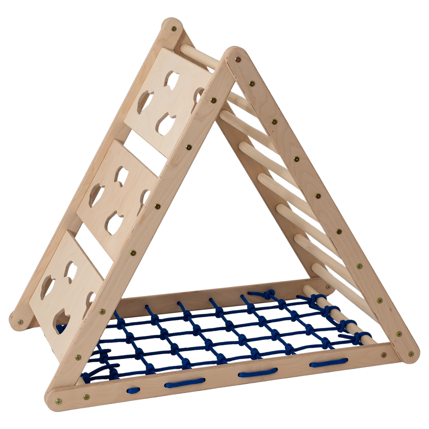 Tigerfels XL Kletterdreieck für Kinder - Indoor Klettergerüst mit Kletterwand fürs Kinderzimmer, die Boulderwand für Zuhause.