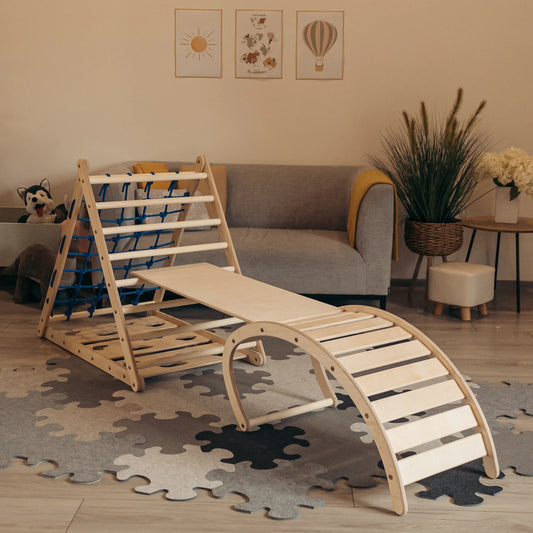 Kletter-Komplettset Tigerfels XL Set B: mit Tigerwippe und Wasserfall